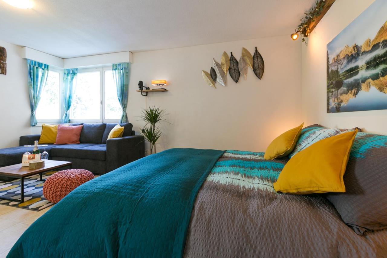 Spirit Apartments - Studio 1 - Kueche - Parkplatz Engelberg Buitenkant foto